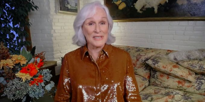 VIDEO: Glenn Close Talks Creating Characters in Quarantine on THE LATE SHOW WITH STEPHEN COLBERT