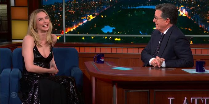 Video: Jodie Comer Reacts to Her Olivier Award for PRIMA FACIE on COLBERT