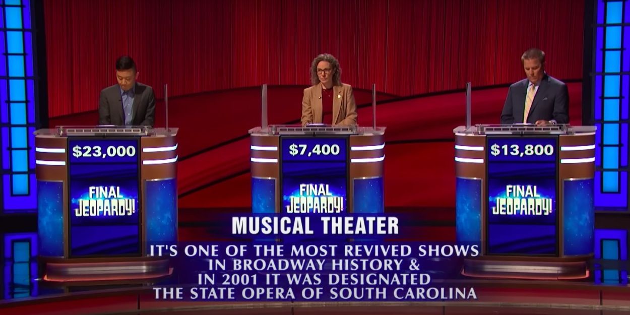 VIDEO: 'Musical Theatre' Featured as Final JEOPARDY! Clue Video