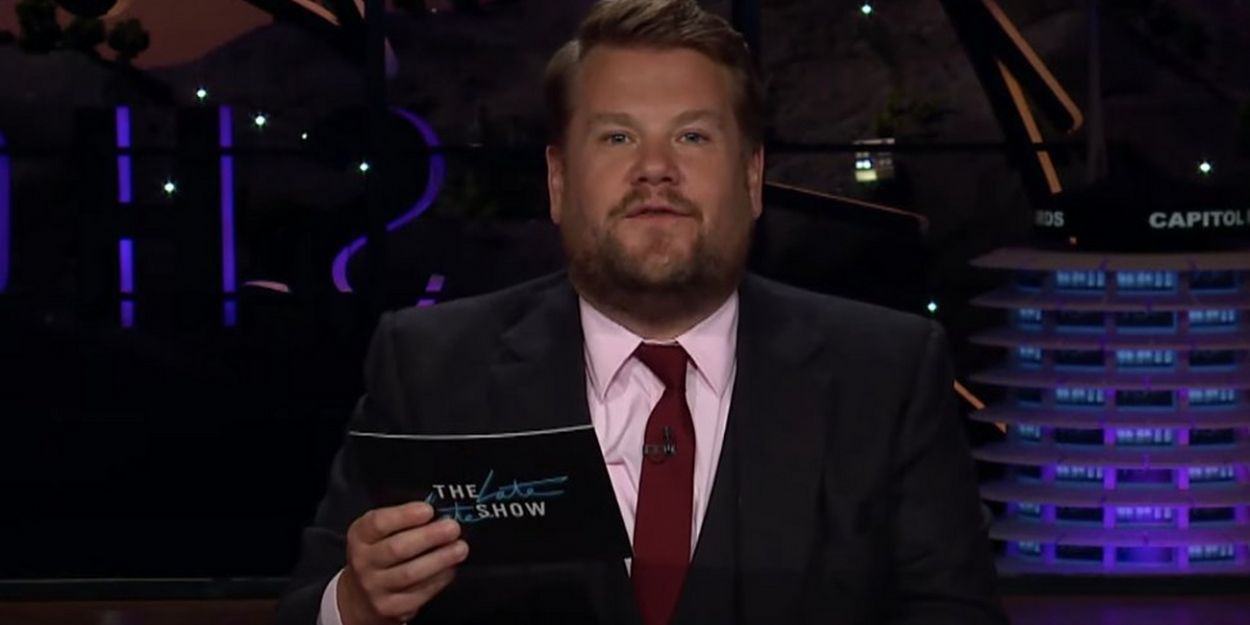 VIDEO: James Corden Does Mean Tweets and Thank You Notes Upon Returning to His Set Video