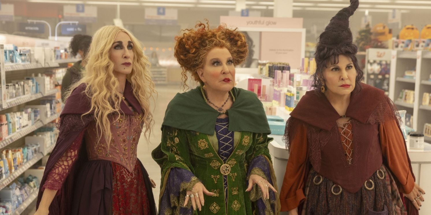 Review Roundup: Bette Midler, Sarah Jessica Parker & More Return For HOCUS POCUS 2 on Disney+  Image
