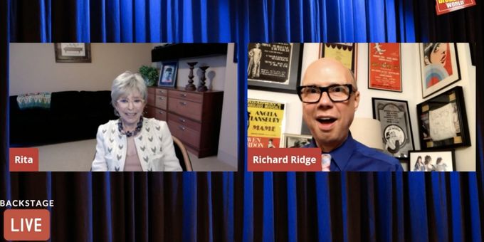 VIDEO: Rita Moreno Visits Backstage LIVE with Richard Ridge- Watch Now!