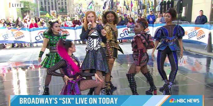 VIDEO: SIX Cast Performs 'Ex-Wives' & 'Six' on the TODAY SHOW