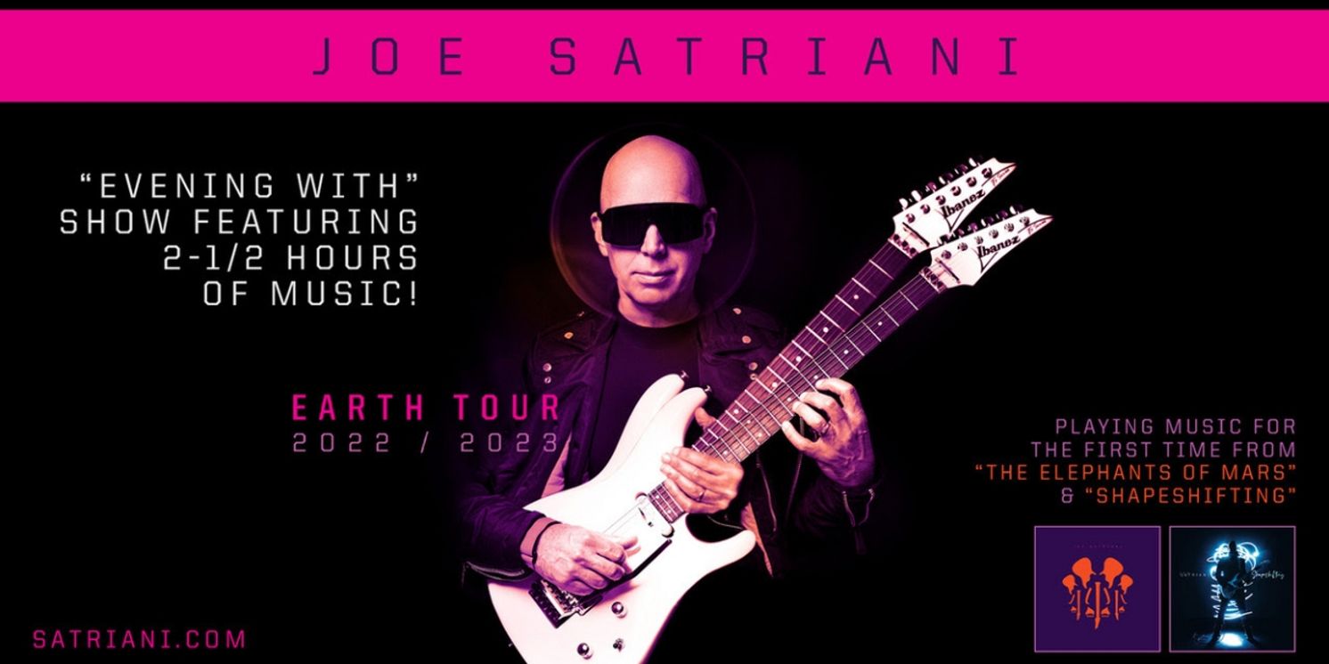 Joe Satriani Announces U.S. 2022 'Earth Tour'  Image