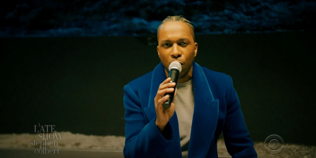 VIDEO: Leslie Odom Jr. Performs 'O Holy Night' on THE LATE SHOW WITH STEPHEN COLBERT Video