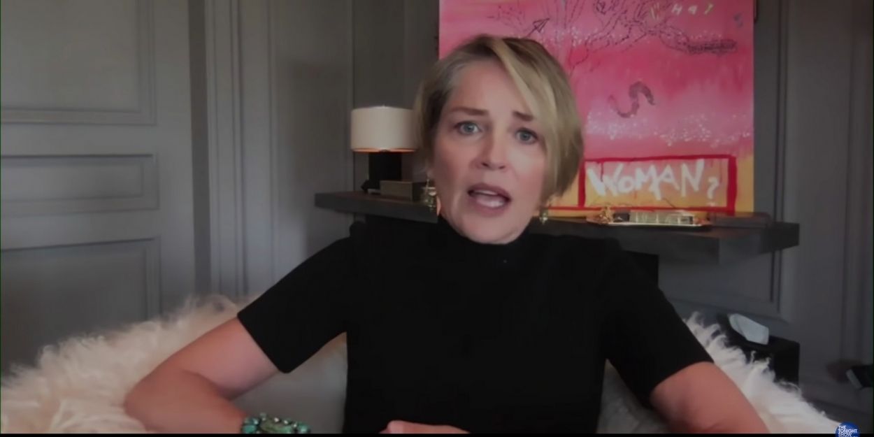VIDEO: Sharon Stone Talks About Wildfires on THE TONIGHT SHOW Video