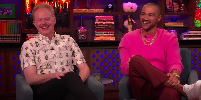 VIDEO: Jesse Williams & Jesse Tyler Ferguson Play the 'Broadway BFF Test' on WATCH WHAT HAPPENS LIVE