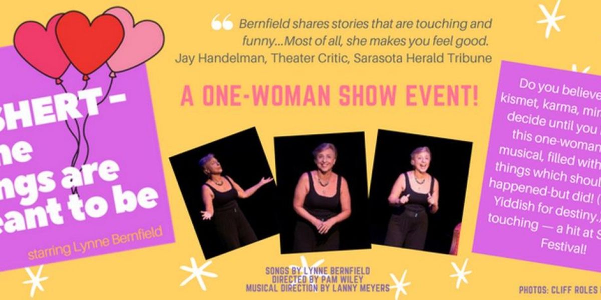 Lynne Bernfield to Bring BASHERT - SOME THINGS ARE MEANT TO BE to The Triad Theater in May