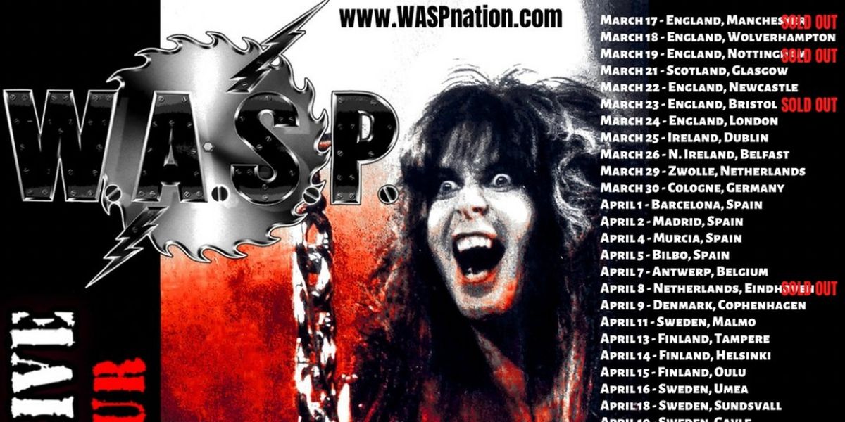 Blackie Lawless Reflects on the W.A.S.P. US Tour and Prepares for Europe with New Dates