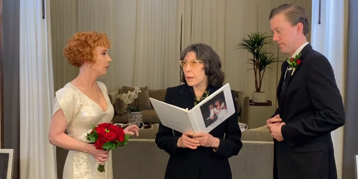 VIDEO: Lily Tomlin Officiates Kathy Griffin's Wedding Ceremony Video