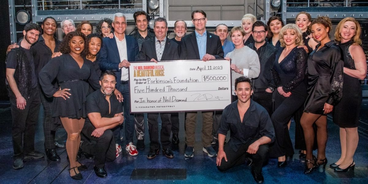 A BEAUTIFUL NOISE Cast Presents Parkinson's Foundation With A $500,000 Donation