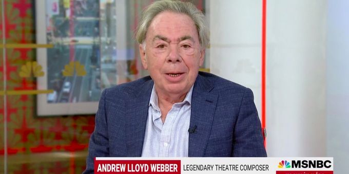 VIDEO: Andrew Lloyd Webber Confirms CINDERELLA Broadway Transfer on MSNBC