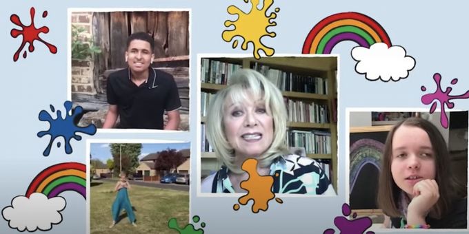 VIDEO: Elaine Paige and the Young Voices of The Children's Trust Perform 'Sing a Rainbow'