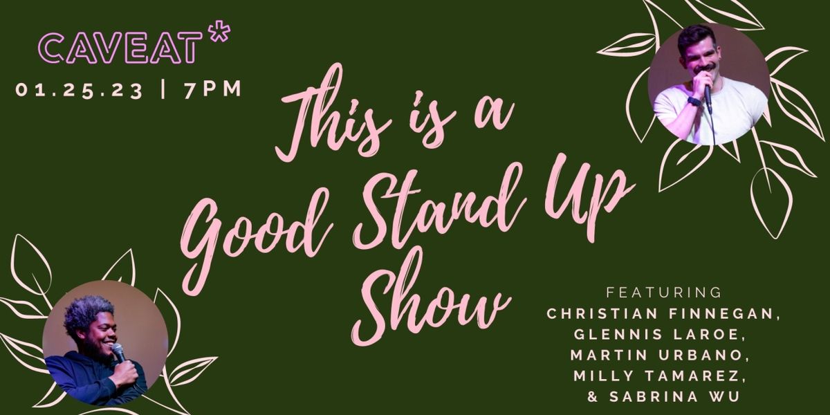 Christian Finnegan, Sabrina Wu & More to Perform at THIS IS A GOOD STANDUP SHOW at Caveat