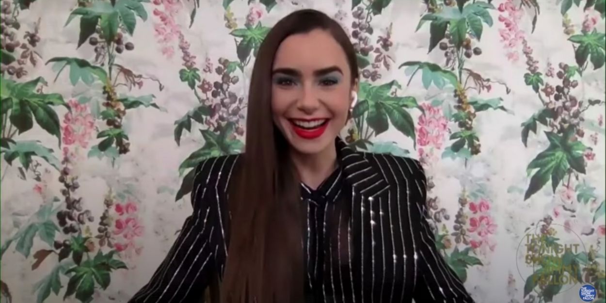 VIDEO: Lily Collins Reveals the Correct Pronunciation of EMILY IN PARIS on THE… Video