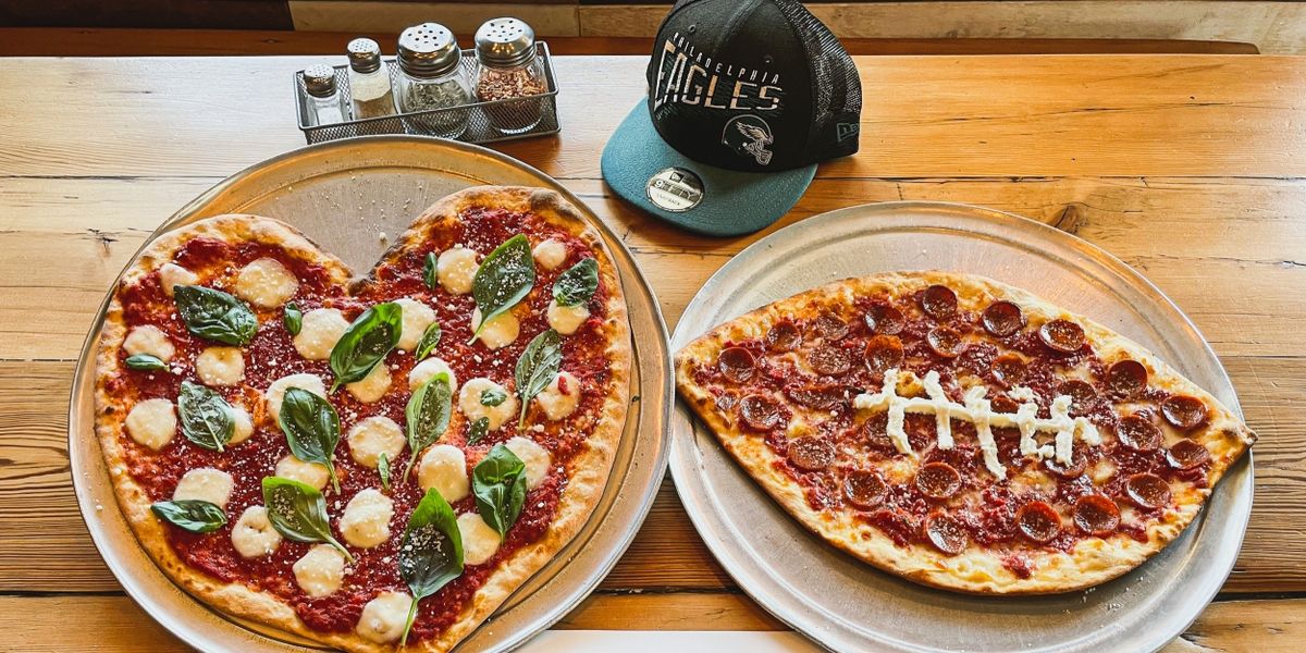 SliCE Debuts Football and Heart Shaped Pizzas for Super Bowl and Valentine's Season