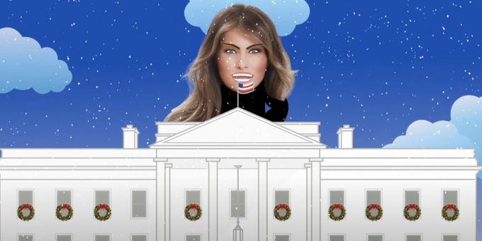 VIDEO: Natalie Charle Ellis is Melania Trump in New Animated Christmas Music Video