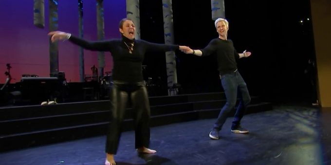 VIDEO: Gavin Creel Helps Make a Breast Cancer Survivor's Broadway Dreams Come True Onstage at INTO THE WOODS on TODAY