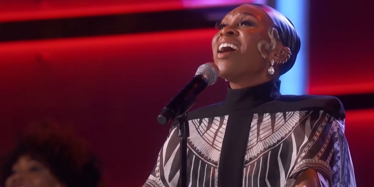 VIDEO: Watch Cynthia Erivo Perform a Tribute to Earth, Wind, and Fire at the 42ND… Video