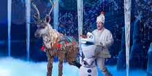 F. Michael Haynie brings Olaf to life in FROZEN at Broadway San Diego