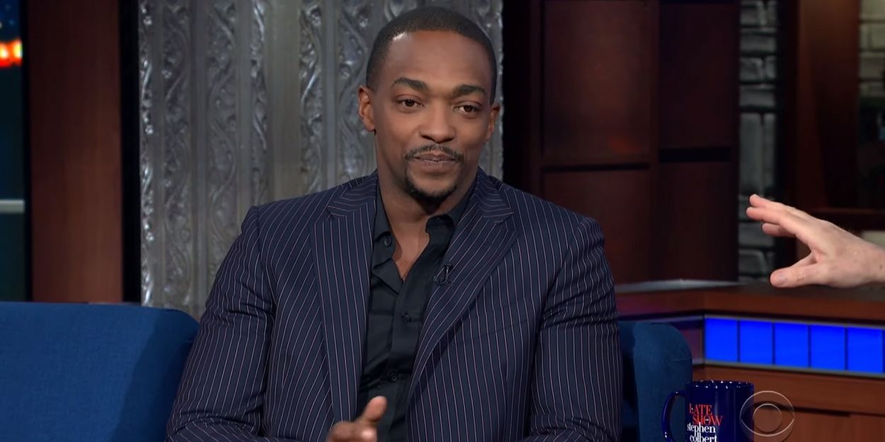 VIDEO: Anthony Mackie Talks CAPTAIN AMERICA on THE LATE SHOW WITH STEPHEN COLBERT Video
