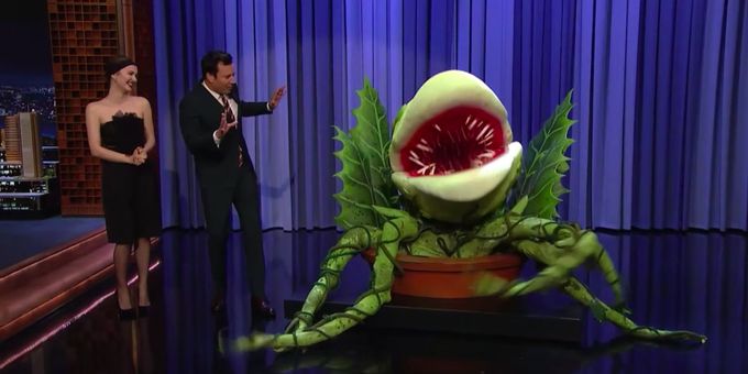 VIDEO: Maude Apatow Brings Audrey II From LITTLE SHOP OF HORRORS to FALLON