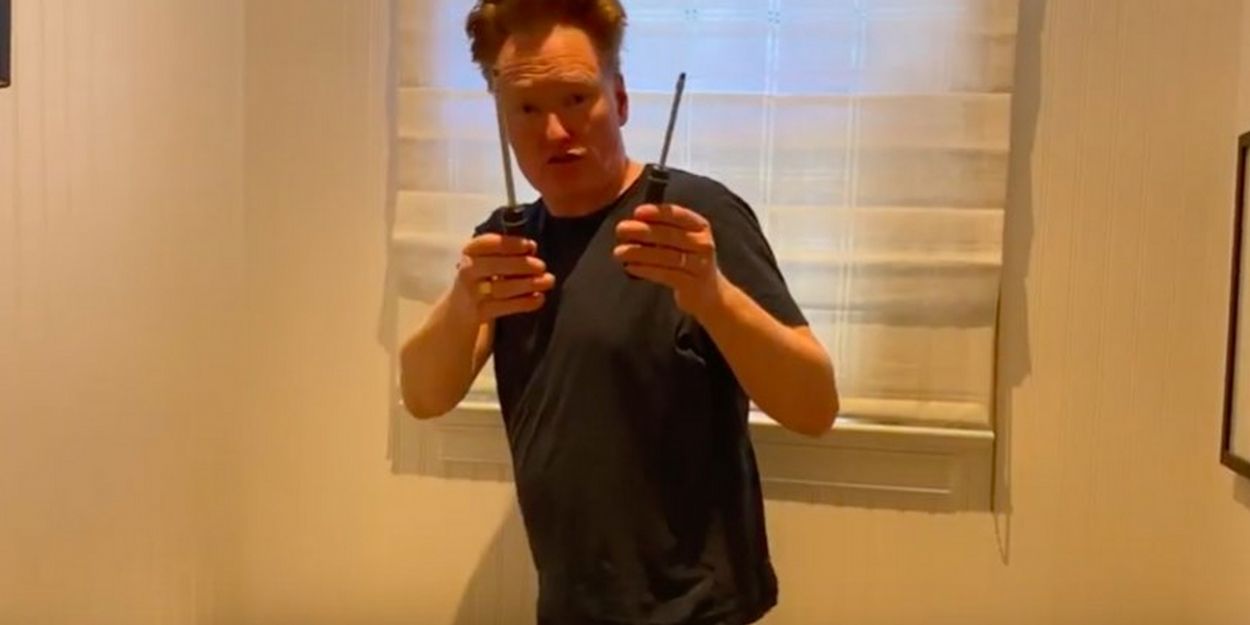 VIDEO: Conan Shares a DIY Home Improvement Tutorial Video