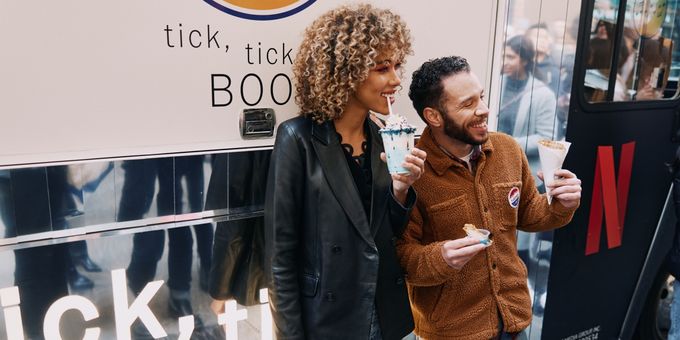 VIDEO: Watch the TICK, TICK...BOOM! Cast Meet Fans at the Moondance Diner Food Truck