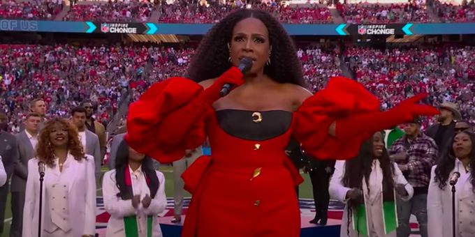 VIDEO: Watch Sheryl Lee Ralph Perform 'Lift Every Voice and Sing' at Super Bowl LVII