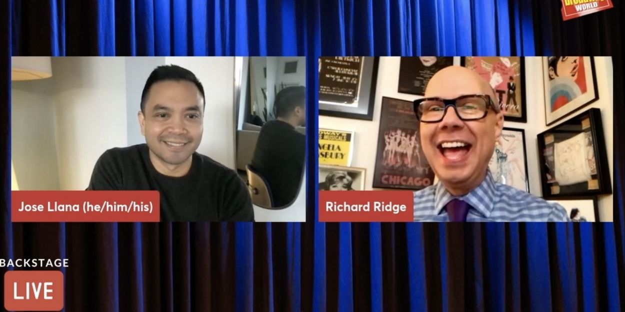VIDEO: Jose Llana Visits Backstage with Richard Ridge- Watch Now! Video