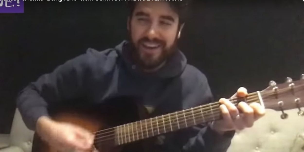 VIDEO: Darren Criss Performs Acoustic "Being Alive" For THE ROSIE O'DONNELL SHOW… Video