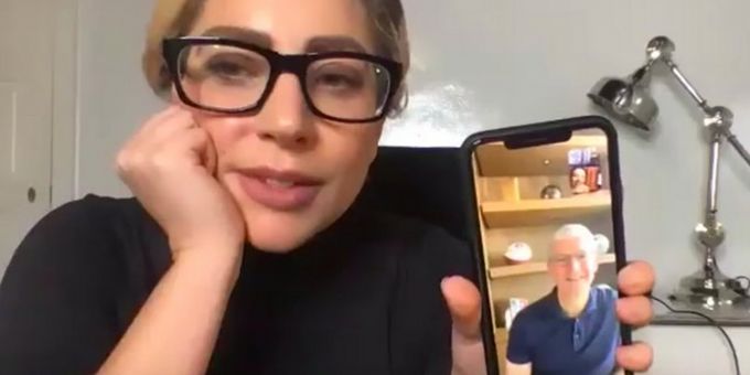 VIDEO: Apple Donates $10 Million to Lady Gaga's 'One World: Together At Home' Fundraising Special