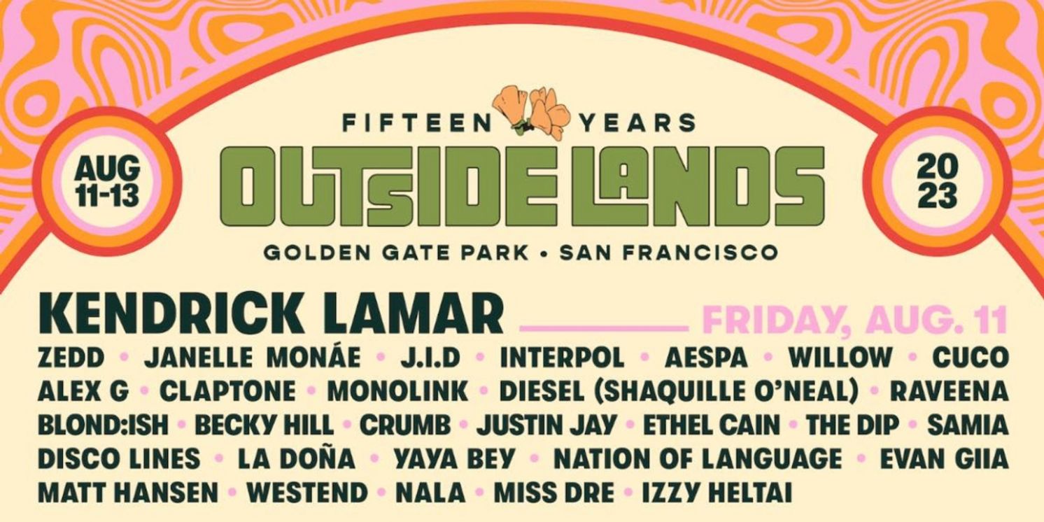 Outside Lands 2023 Single-Day Tickets On Sale Now  Image