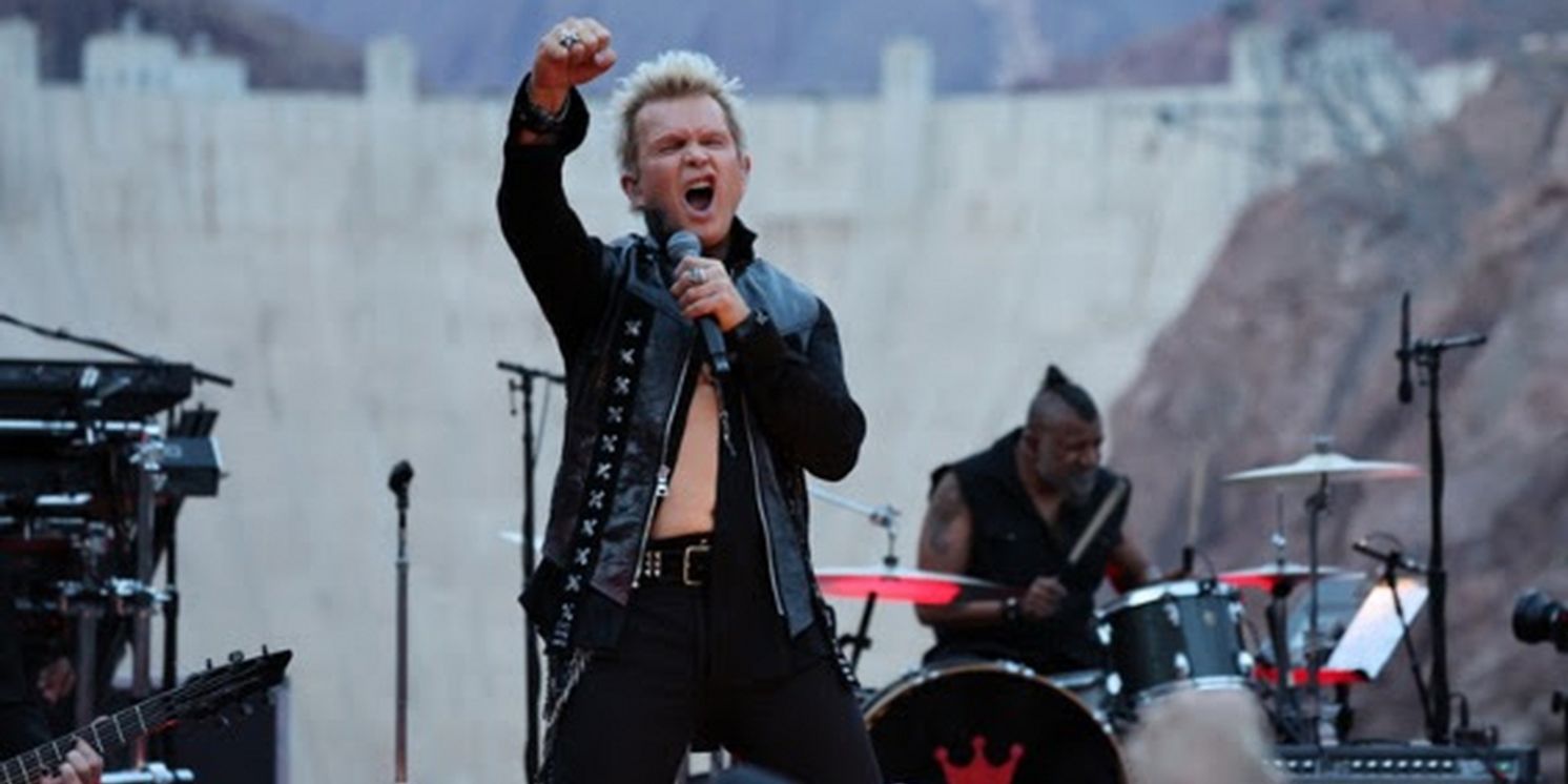 Billy Idol Performs First Ever Concert at the Hoover Dam With Special Guests Alison Mosshart, Steve Jones and Tony Kanal  Image
