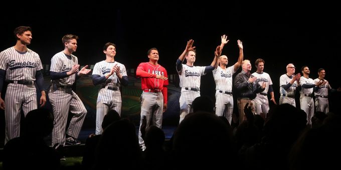 VIDEO: Watch TAKE ME OUT Cast Take Opening Night Bows