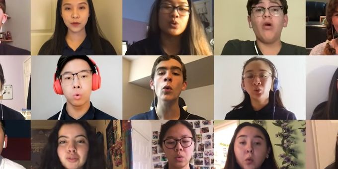 VIDEO: Chino Hills Choir Covers 'Over the Rainbow' Over the Internet