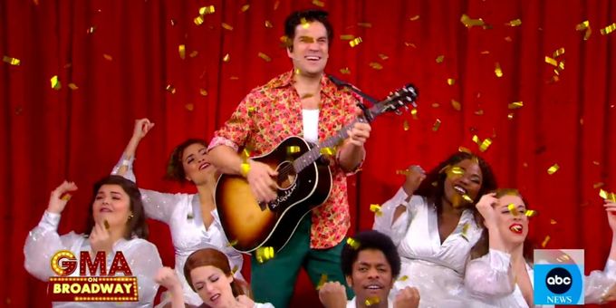 VIDEO: Will Swenson & A BEAUTIFUL NOISE Cast Perform 'Sweet Caroline' on GOOD MORNING AMERICA