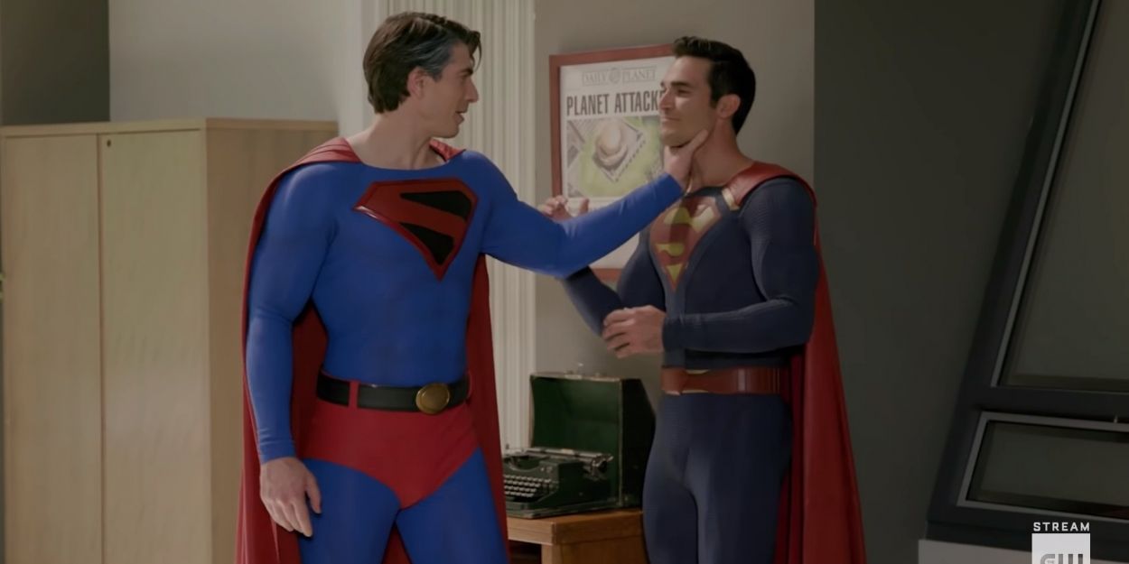 VIDEO: It's Raining Supermen in This Clip from CRISIS ON INFINITE EARTHS Video