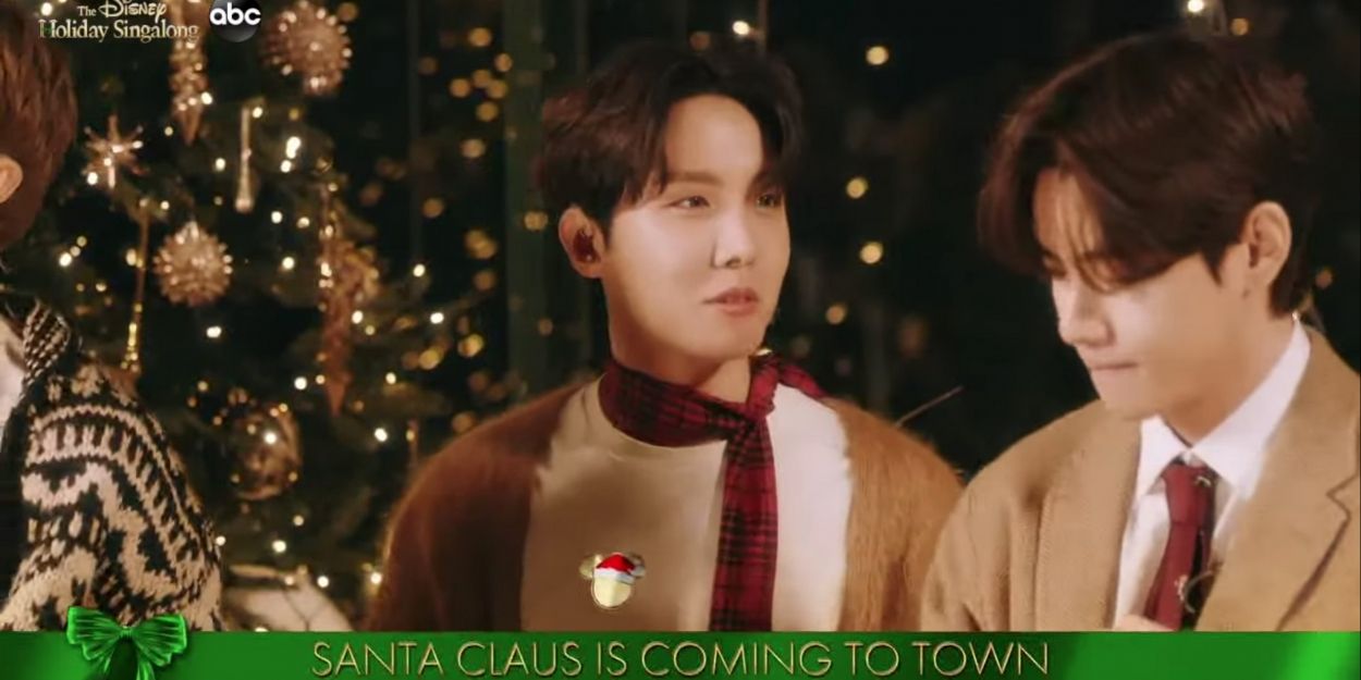 VIDEO: BTS Performs 'Santa Claus Is Coming To Town' for THE DISNEY HOLIDAY SINGALONG Video