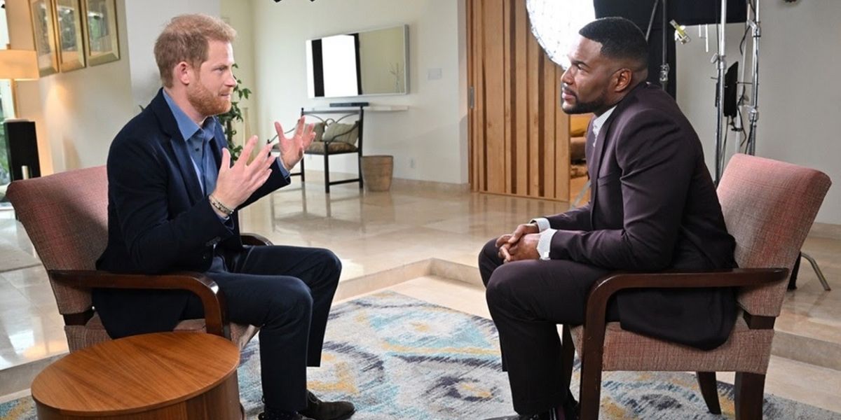 Michael Strahan Has One-on-One Interview With Prince Harry