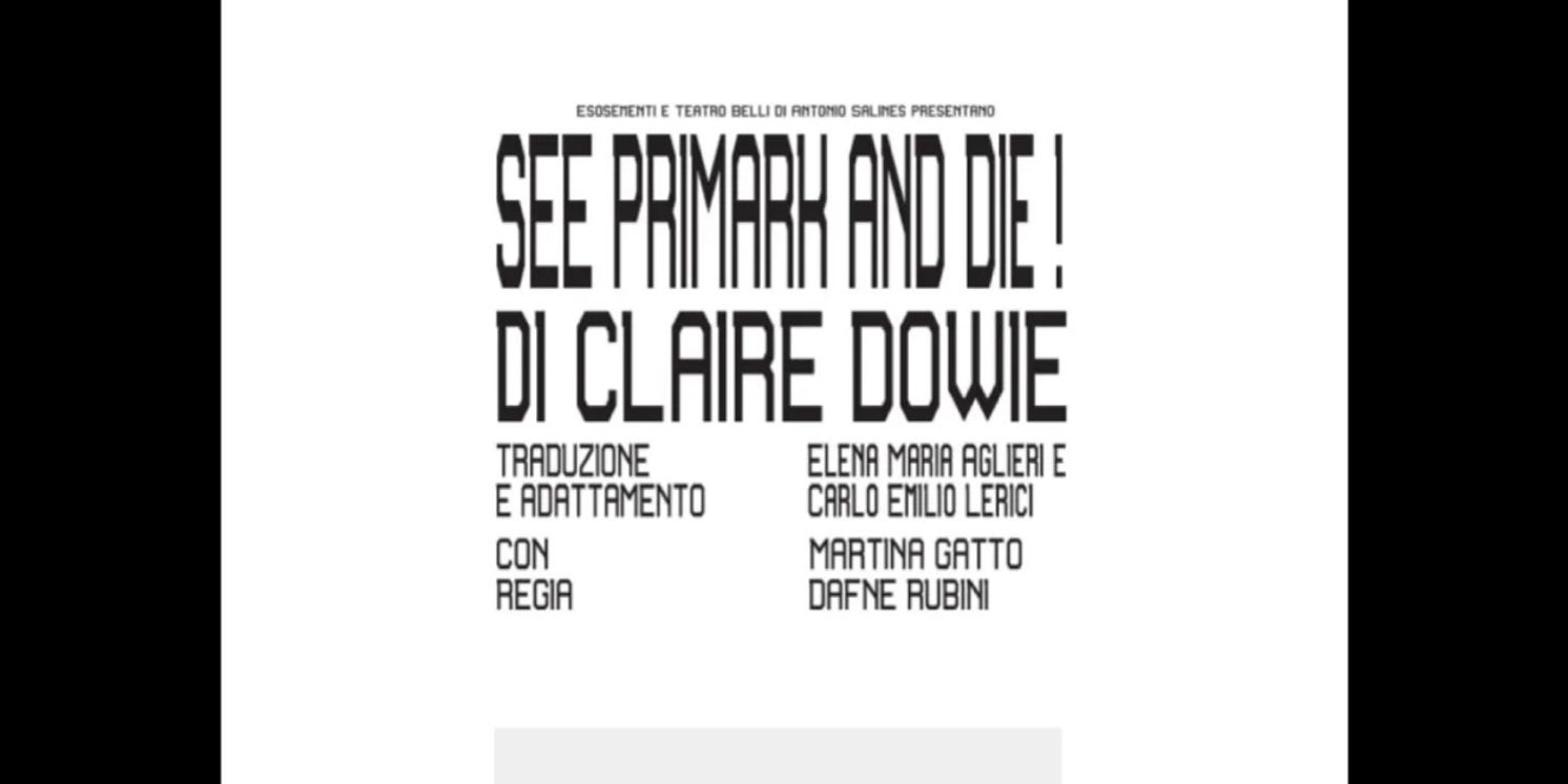Review: SEE PRIMARK AND DIE! al TEATRO BELLI  Image