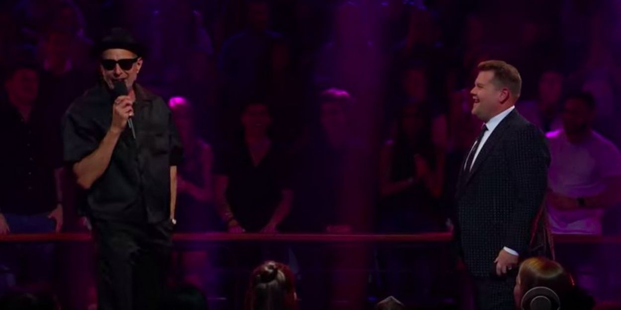 VIDEO: Jeff Goldblum Disses James Corden's CATS Trailer Appearance During a Rap… Video
