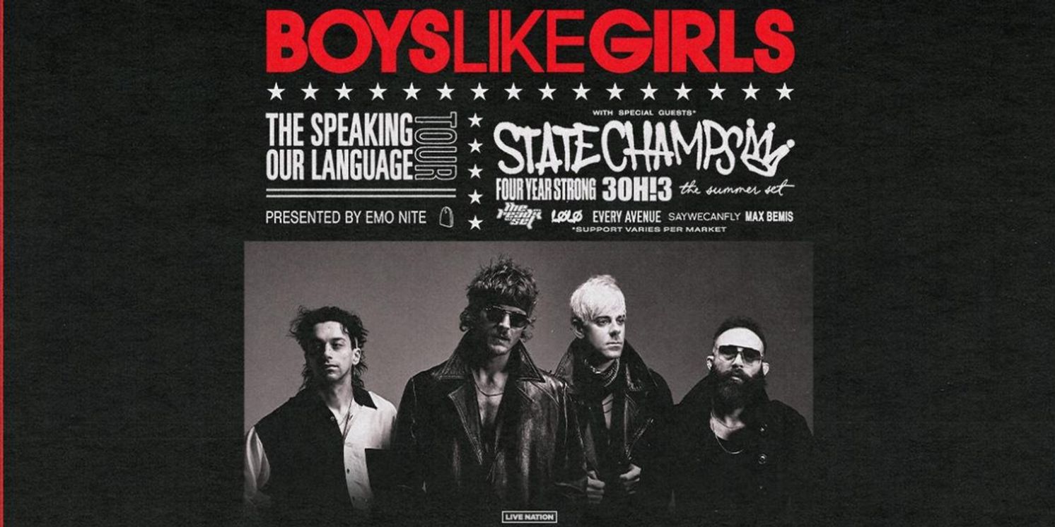 Boys Like Girls Announce North American Tour Dates  Image