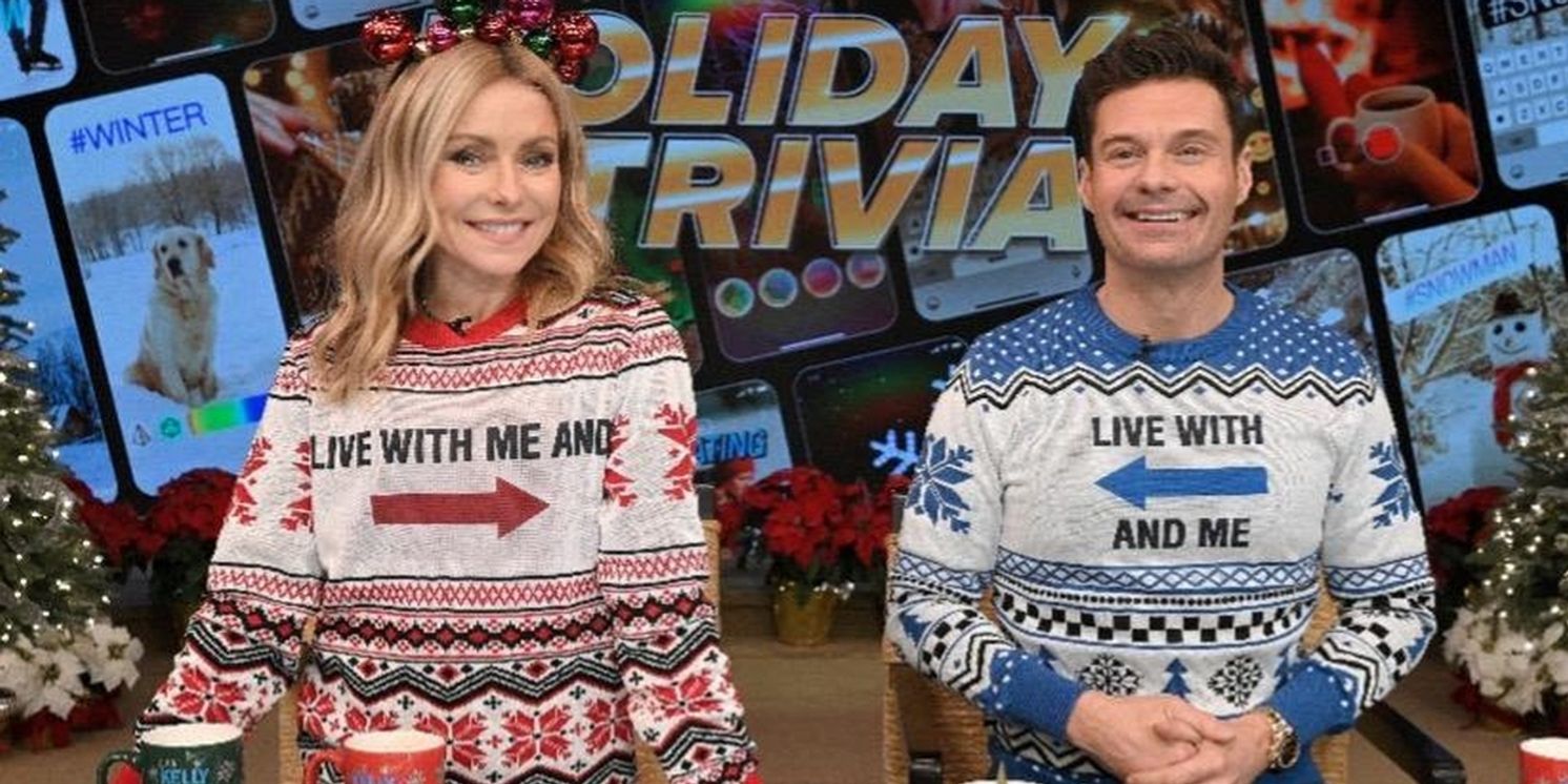LIVE WITH KELLY & RYAN Announces Special Holiday Festivities  Image