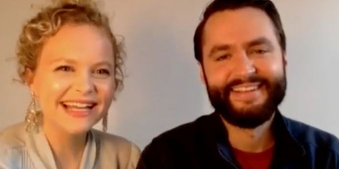 VIDEO: Amanda Jane Cooper and Husband Andrew Bell Talk Getting Married Over Zoom
