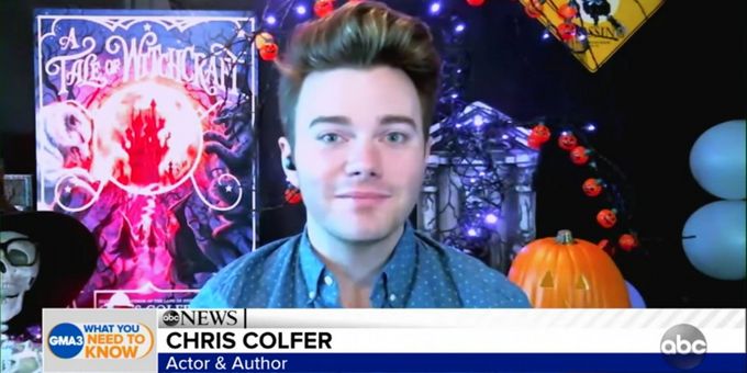 VIDEO: Chris Colfer Talks About His Book 'A Tale of Witchcraft' on GOOD MORNING AMERICA