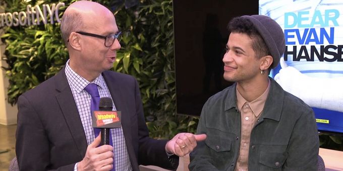 TV: Hangin' with Broadway's New Evan Hansen, Jordan Fisher!