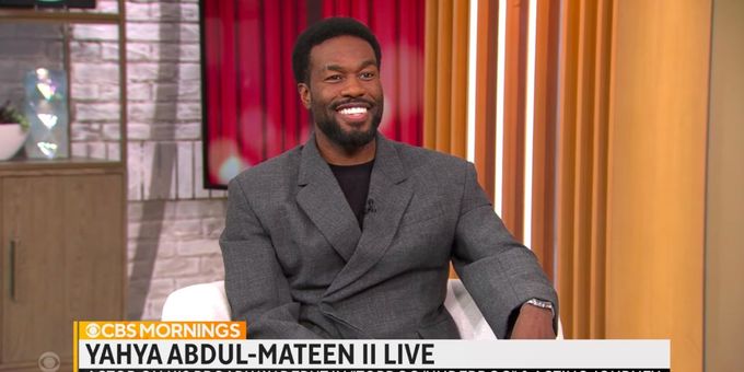 VIDEO: Yahya Abdul-Mateen II Reveals Why His TOPDOG/UNDERDOG Character Is the 'Ultimate Role' For Him on CBS MORNINGS