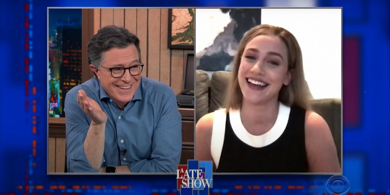 VIDEO: Lili Reinhart & Stephen Colbert Share Their Favorite Subreddits on THE LATE… Video