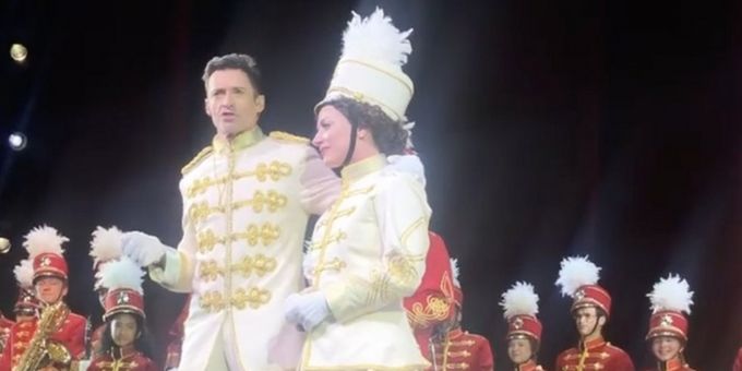 VIDEO: Hugh Jackman Tributes Swings & Understudies as Kathy Voytko Fills in for Sutton Foster